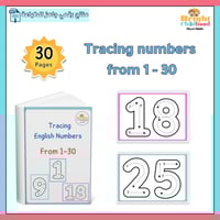 Tracing English Numbers 1-30