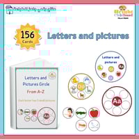 Letters and pictures circle