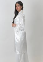 روب عروسه تطريز فضي