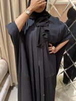 عبايه كحلي واسود