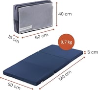 مرتبة أرضية قابلة للطي بخامة مريحة و سهلة التخزين