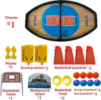 لعبة كرة السلة المكتبية للأطفال – تحدي التصويب الم...