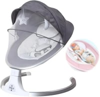 كرسي هزاز ذكي للرضع مع غطاء حماية و راحة مثالية لل...