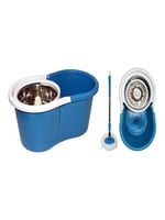 دلو تنظيف مع ممسحة دوارة و عصر يدوي للتنظيف السريع...