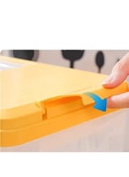 صندوق لتخزين الأرز والحبوب مع كوب قياس متعددة الأل...