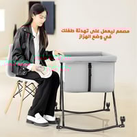 سرير أطفال 3 في 1 محمول قابل للتعديل و قابل للطي و...