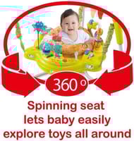 نطاطة أطفال بألعاب الغابة الاستوائية مشاية هزاز كب...