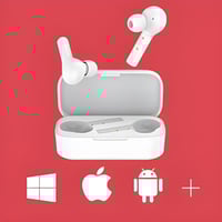 سماعة بلوتوث لاسلكية QCY بصوت قوي و تصميم أنيق ابي...