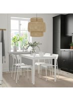 طقم كراسي طعام مع طاولة بتصميم عصري للمنزل والمكتب...