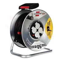 بكرة تمديد كابل فضي 50متر وصلة كهرباء مشترك كهرباء