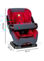 كرسي سيارة كبير مزود بحاجز حماية للطفل و قابل لتعد...