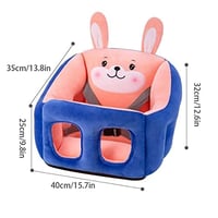 كرسي طعام مبطن للأطفال عالي الامان يثبت على أي كرس...