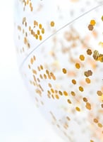 كرة شاطئ ذهبية لامعة للاستخدام في البركة و البحر م...