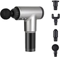 مسدس مساج عضلي احترافي مع رؤوس متعددة للتعافي السر...