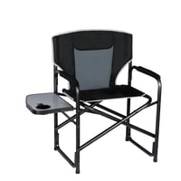 كرسي رحلات قابل للطي مع طاولة جانبية – هيكل قوي وت...