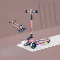 سكوتر أطفال ثلاثي بعجلات مضيئة قابل للطي – تصميم آ...