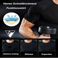 تيشيرت ضغط رياضي رجالي بتهوية عالية و مرونة فائقة