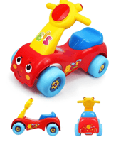 سيارة ركوب موسيقية للأطفال – تصميم آمن و ممتع بعجل...