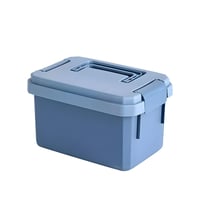 صندوق تخزين محمول بغطاء محكم و مقبض قوي للاستخدام...