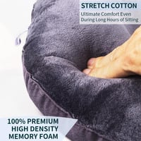 وسادة جلوس طبية ميموري فوم مزدوجة السطح لراحة طويل...