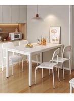 طقم كراسي طعام مع طاولة بتصميم عصري للمنزل والمكتب...