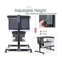 سرير اطفال متنقل next to me يوضع بجانب سرير الام ل...