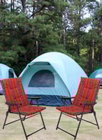 كرسي مريح للتخييم والطلعات سهل الطي والحمل خفيف ال...