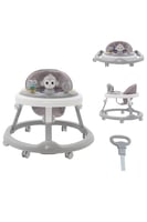 مشاية أطفال 3 في 1 مشاية مستديرة للأطفال مع مقبض د...