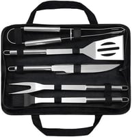 طقم ادوات شواء احترافي من الستانلس ستيل مع حقيبة ح...