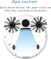 مكنسة روبوت ذكية للتنظيف التلقائي بشفط قوي و تنقل...