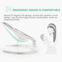 كرسي هزاز ذكي للرضع مع غطاء حماية و راحة مثالية لل...