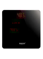 ميزان رقمي منزلي دقيق بتصميم زجاجي أنيق / أسود