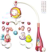 دوّارة سرير موسيقية للأطفال مع دمى متحركة – دوران...