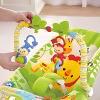 كرسي هزاز اطفال مع العاب معلقة لتنمية الحواس