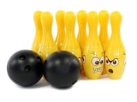 لعبة بولينج للأطفال بوجوه تعبيرية – مجموعة 6 قطع م...