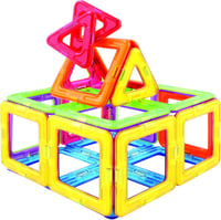 مجموعة مكعبات مغناطيسية 76 قطعة – متعة التعلم و ال...