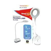مصباح قراءة ليد قابل للشحن بقاعدة مرنة و تحكم بالل...
