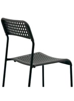 كرسي طعام عصري متعدد الاستخدامات بتصميم بسيط مع ار...