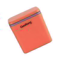 سلة مهملات بلاستيك مستطيلة 2.8 لتر بغطاء