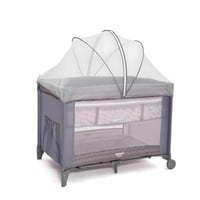 سرير و محبس أطفال متنقل مزود بشبكة حماية من الحشرا...