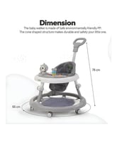 مشاية أطفال آمنة و قابلة للطي بخطوة واحدة