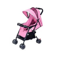 عربة أطفال خفيفة قابلة للطي مع طاولة طعام و مظلة ح...