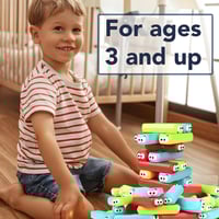 لعبة التوازن الملونة للاطفال مع مكعب تحدي لتنمية ا...