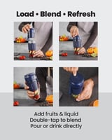 كوب خلاط محمول كهربائي لعمل العصائر و المشروبات بس...