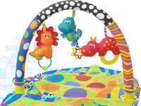 مفرش لعب اطفال تفاعلي مع قوس العاب ملون لدعم النمو...