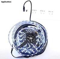 شريط اضاءة LED ملون USB مع ريموت تحكم متعدد الاوضا...