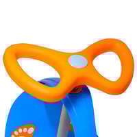 سيارة هوائية هزازة للأطفال بتصميم مرح و لون أزرق ب...