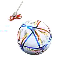 كرة قدم بتصميم كأس العالم 2022 ذات جودة عالية متعد...