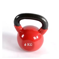 كيتل بيل للتمارين بوزن 6 كيلو جرام - لون أحمر