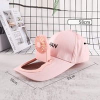 قبعة مزودة بمروحة تبريد محمولة قابلة للشحن